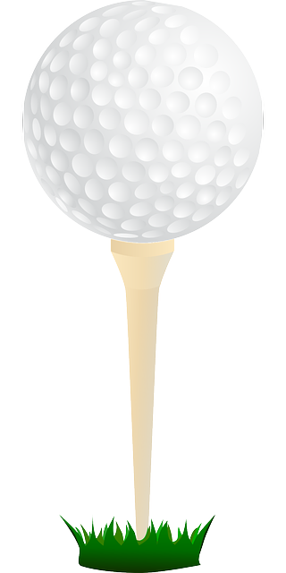 golf ball on tee